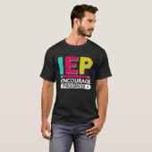 IEP I進学特別教育学校を奨励する Tシャツ (正面フル)