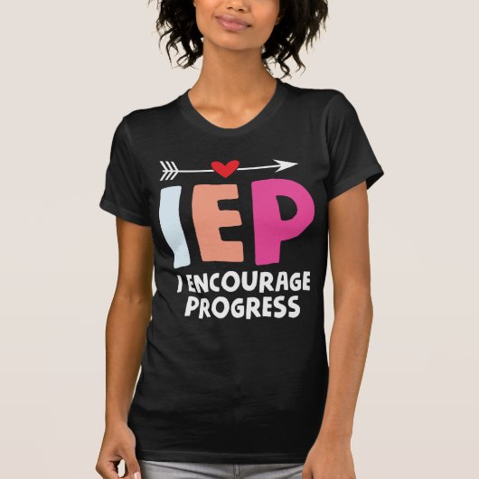 IEP I amporess Special Education先生 Tシャツ (正面)