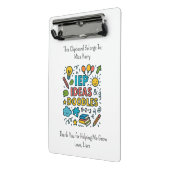 IEP Ideas, Doodles & Snacks | Inclusion ミニクリップボード (アングル2)