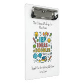 IEP Ideas, Doodles & Snacks | Inclusion ミニクリップボード (アングル)