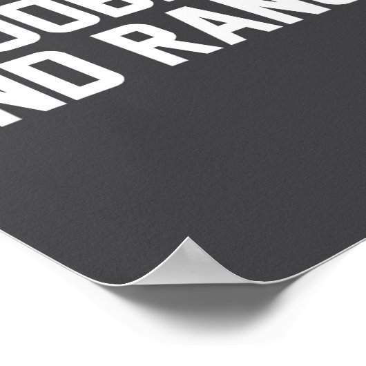 Ies And Ranch Funny Quote ポスター (角)