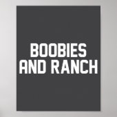 Ies And Ranch Funny Quote ポスター (正面)