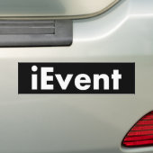 iEventイベントEventing バンパーステッカー (車上)