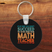 If At First You Don't Succeed Try Doing Funny Math キーホルダー (正面)