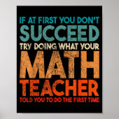 If At First You Don't Succeed Try Doing Funny Math ポスター (正面)