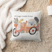 If Dogs Could Drive クッション (ブランケット)