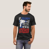 If Grampy Can't Fix We're All Screwed Red Blue Whi Tシャツ (正面フル)