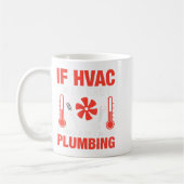 If Hvac Was Easy Funny Technician Joke Design コーヒーマグカップ (左)