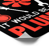 If Hvac Was Easy Funny Technician Joke Design  ポスター (角)