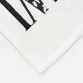 If I Can't Take My Book I'm Not Going Llama フリースブランケット (角)