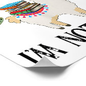 If I Can't Take My Book I'm Not Going Llama ポスター (角)