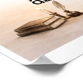 If I loved you less … Jane Austen quote ポスター (角)