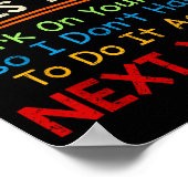 If I Offended You Work On Yourself Funny New Year  ポスター (角)