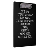 If I say First of all, run away, クリップボード (右)