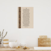 If inspirational poetry by Rudyard Kipling ポスター (キッチン)