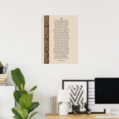 If inspirational poetry by Rudyard Kipling ポスター (ホームオフィス)