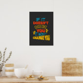 If It Doesn’t Challenge You, It Won’t Change You ポスター (キッチン)