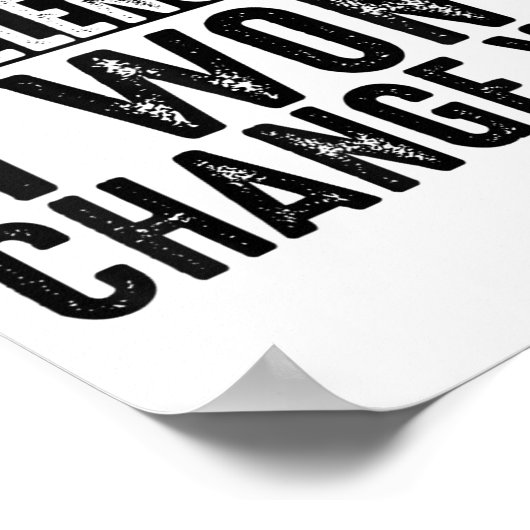 If It Doesn't Challenge You It Won't Change You Mo ポスター (角)