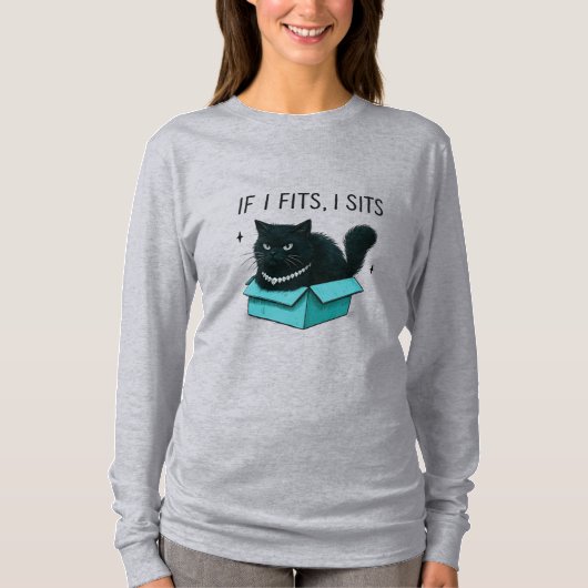 If it fits, i sits tシャツ (正面)