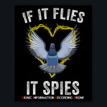 If It Flies It Spies Birds Are Not Real Funny Dron ポスター<br><div class="desc">If It Flies It Spies Birds Are Not Real Funny Drone Conspiracy Theory</div>