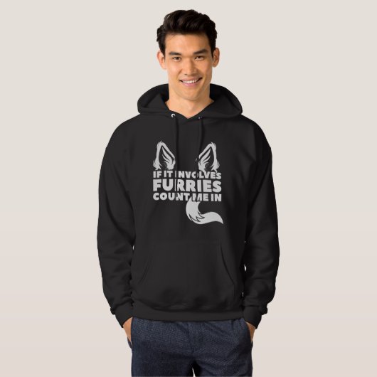If it involves Furries count me in Furry パーカ (正面フル)