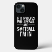If It Involves Volleyball And Softball IM In  Case-Mate iPhoneケース (裏面)