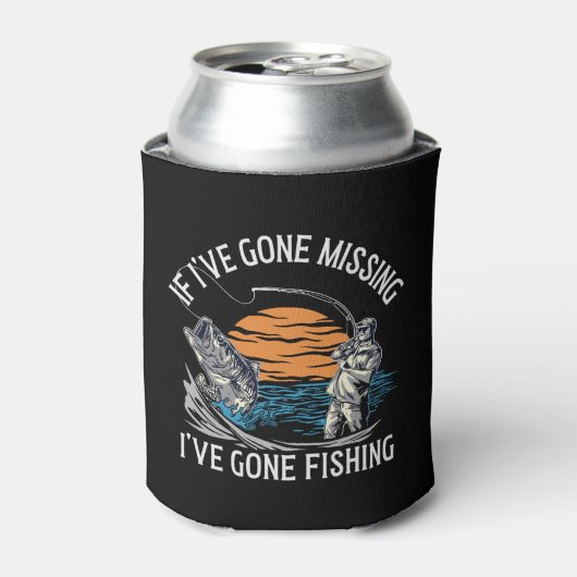 If I've Gone Missing I've Gone Fishing  缶クーラー (缶正面)