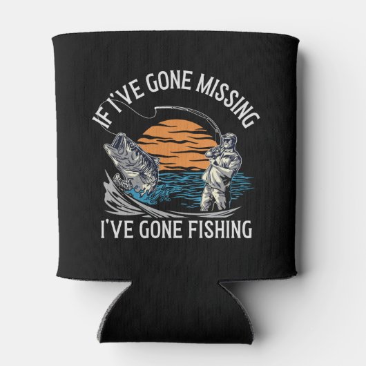 If I've Gone Missing I've Gone Fishing 缶クーラー (裏面)
