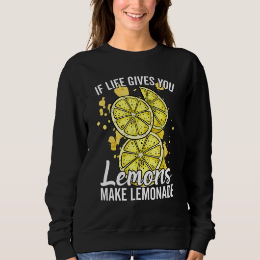 If Life Gives You Lemons Make Lemonade Stand for K スウェットシャツ (正面)