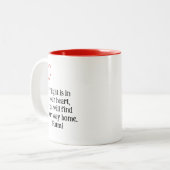 If Light Is In Your Heart - Rumi ツートーンマグカップ (正面左)