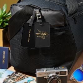If Lost Return To – Personalized Name Luggage Tag ラゲッジタグ