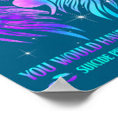 If Love Could Have Saved You Suicide Prevention Aw ポスター (角)