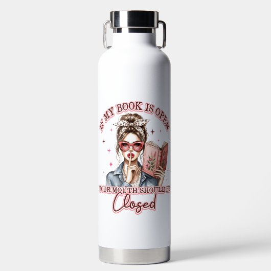 If My Book Is Open...  ウォーターボトル (正面)