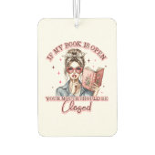 If My Book Is Open...  カーエアーフレッシュナー (裏面)