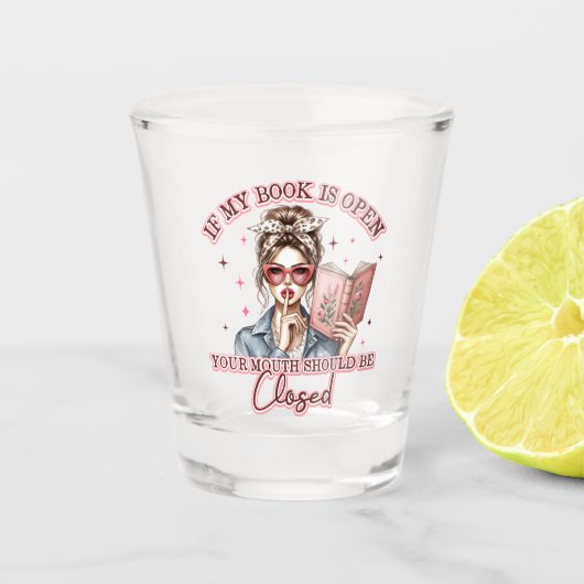 If My Book Is Open...  ショットグラス (正面)