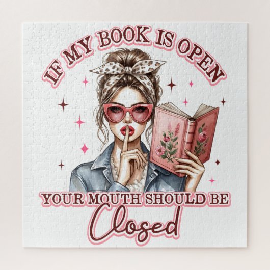 If My Book Is Open... ジグソーパズル (縦)
