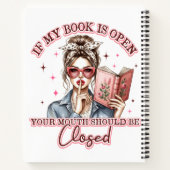 If My Book Is Open...  ノートブック (裏面)