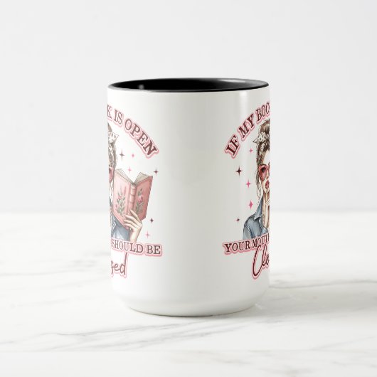 If My Book Is Open...  マグカップ (中央)