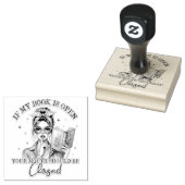 If My Book Is Open...  ラバースタンプ (押印)