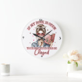 If My Book Is Open... ラージ壁時計 (ホーム)