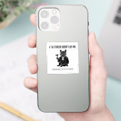 If My Frenchie Doesn’t Like You Neither Do I Funny シール (スマートフォン)