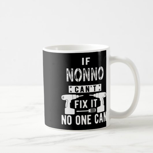 If Nonno Can't Fix It Nobody Can Italy Italian Gra コーヒーマグカップ (右)