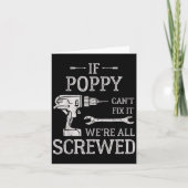If Ppy Can't Fix It We're All Screwed Father's Day カード (正面)
