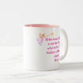 If the beautiful One - Rumi ツートーンマグカップ (正面右)