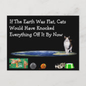 If the Earth Was Flat Postcard ポストカード (正面)