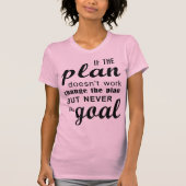 If The Plan Doesn't Work Change The Plan Tシャツ (正面)