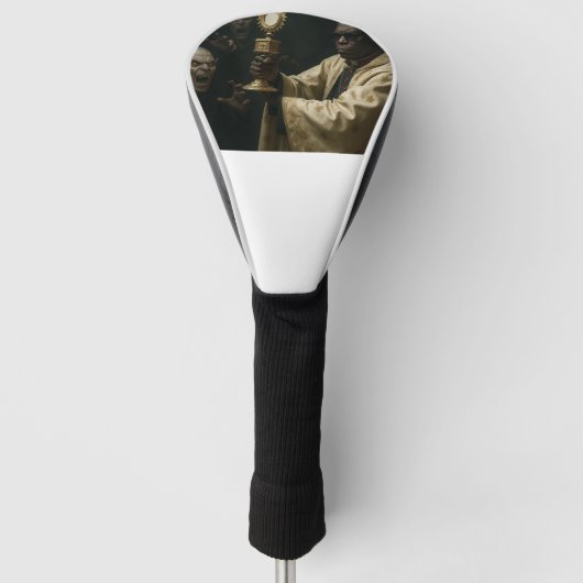 'If the Pope were Blade' ゴルフヘッドカバー (正面)
