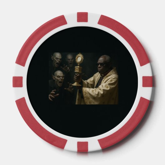 'If the Pope were Blade' ポーカーチップ (正面)