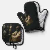 'If the Pope were Blade' 鍋つかみ&鍋敷きセット (正面/裏面)