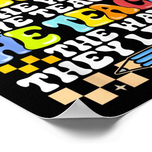 If They Can't Learn The Way We Teach Sped Teacher  ポスター (角)